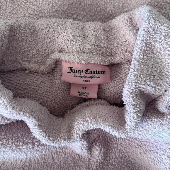 Juicy Couture Pink Matching Set Girls 3T Sweat Suit - Picture 6 of 10